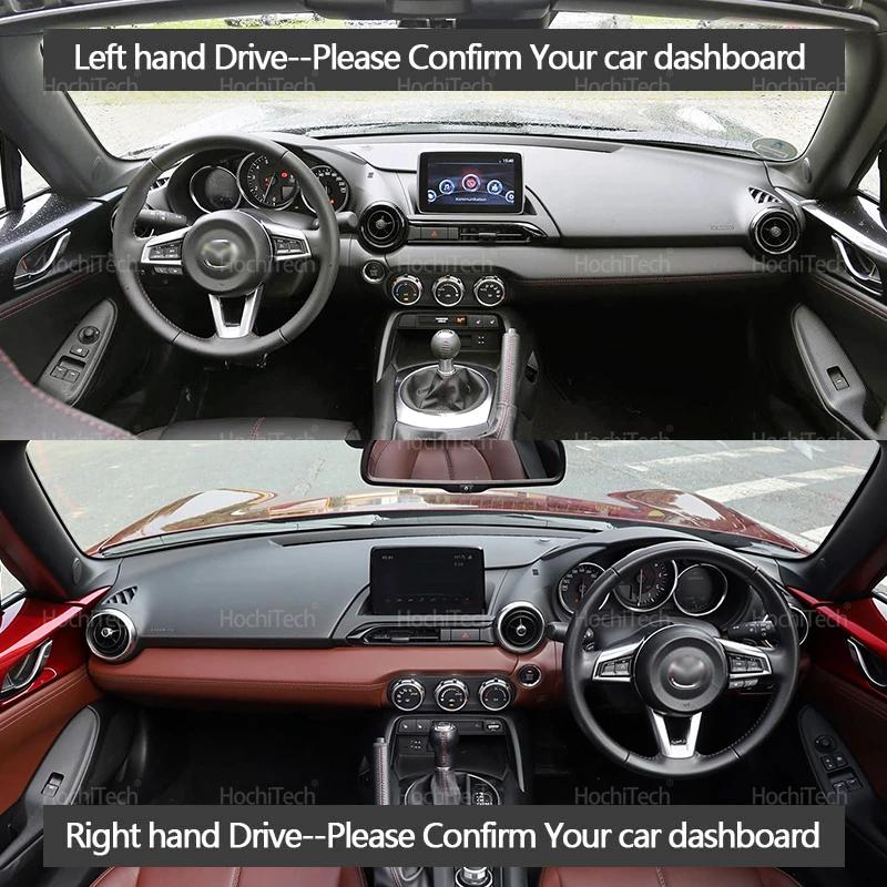 Auto Armaturenbrettabdeckung Dash Mat Board Pad Teppich Dashmat Anti-UV-Matten für Mazda MX-5 Roadster Miata ND 2015-2023