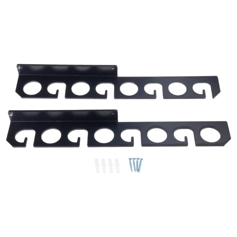 

Multiple Rod Holder Wall Mounted Organizers Durable Acrylic Structure with Anti Slip Features for Fishing Enthusiasts
