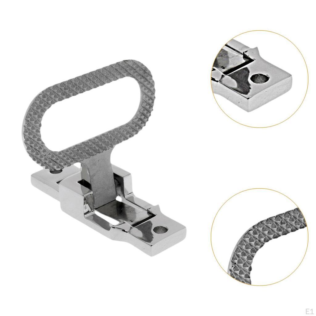 Folding Step Heavy Duty Sturdy Marine Boat Deck Hardware Accessories Stainless Steel for Climbing