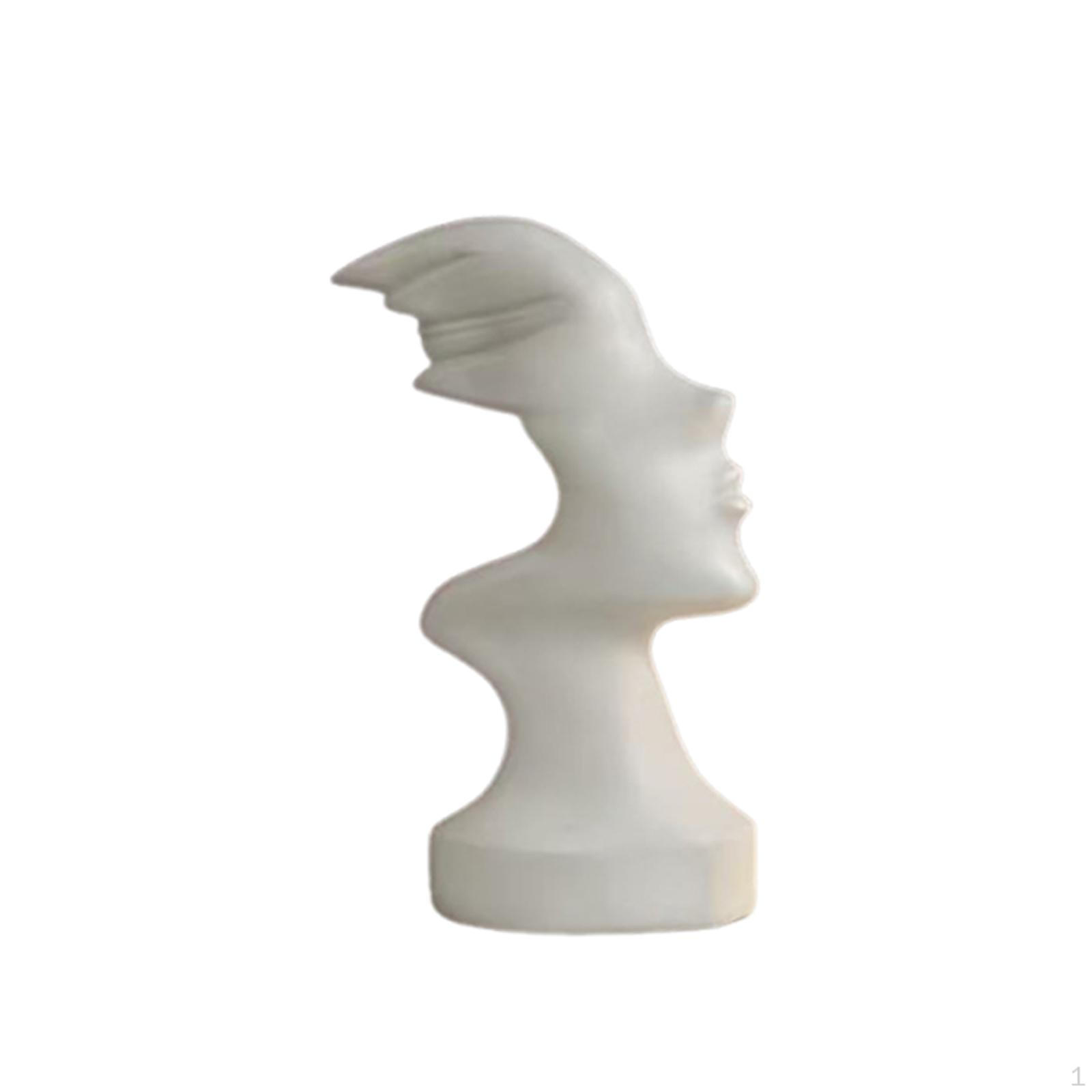 

Character Figurine ,Abstract Ornament ,Gift Desktop Decoration, Resin Statue, for Party белый