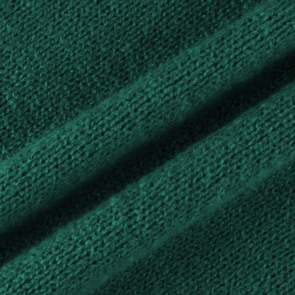 Women's Autumn/Winter Off Shoulder Sexy Round Neck Pullover Knitwear Solid Color Casual Loose Large Sweater