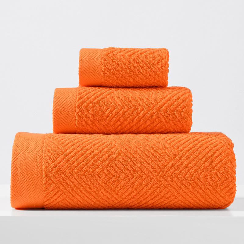 

Three Zaizai Home Adult Thickened Bath Towels Cotton Soft Moisture-wicking Face Wash Towels Wipe Hand Square Towels Pure Cotton 35 * 35cm