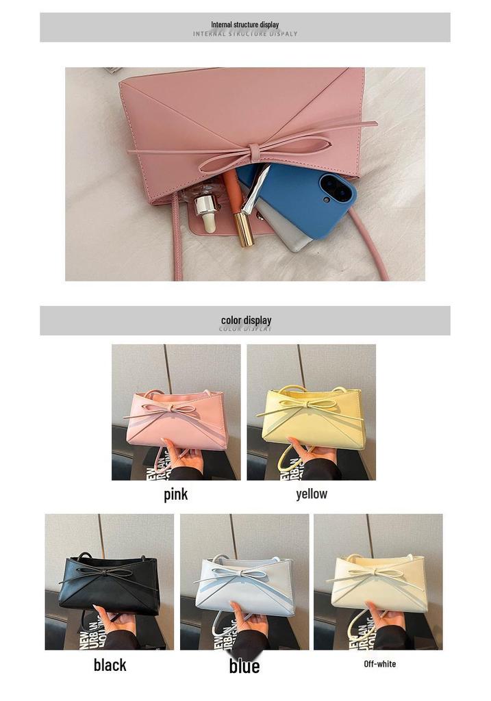 Korean Chic Summer 2026 Bow Single Shoulder Bag