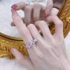 Exquisite Adjustable Pink Sweetheart Ring for Women
