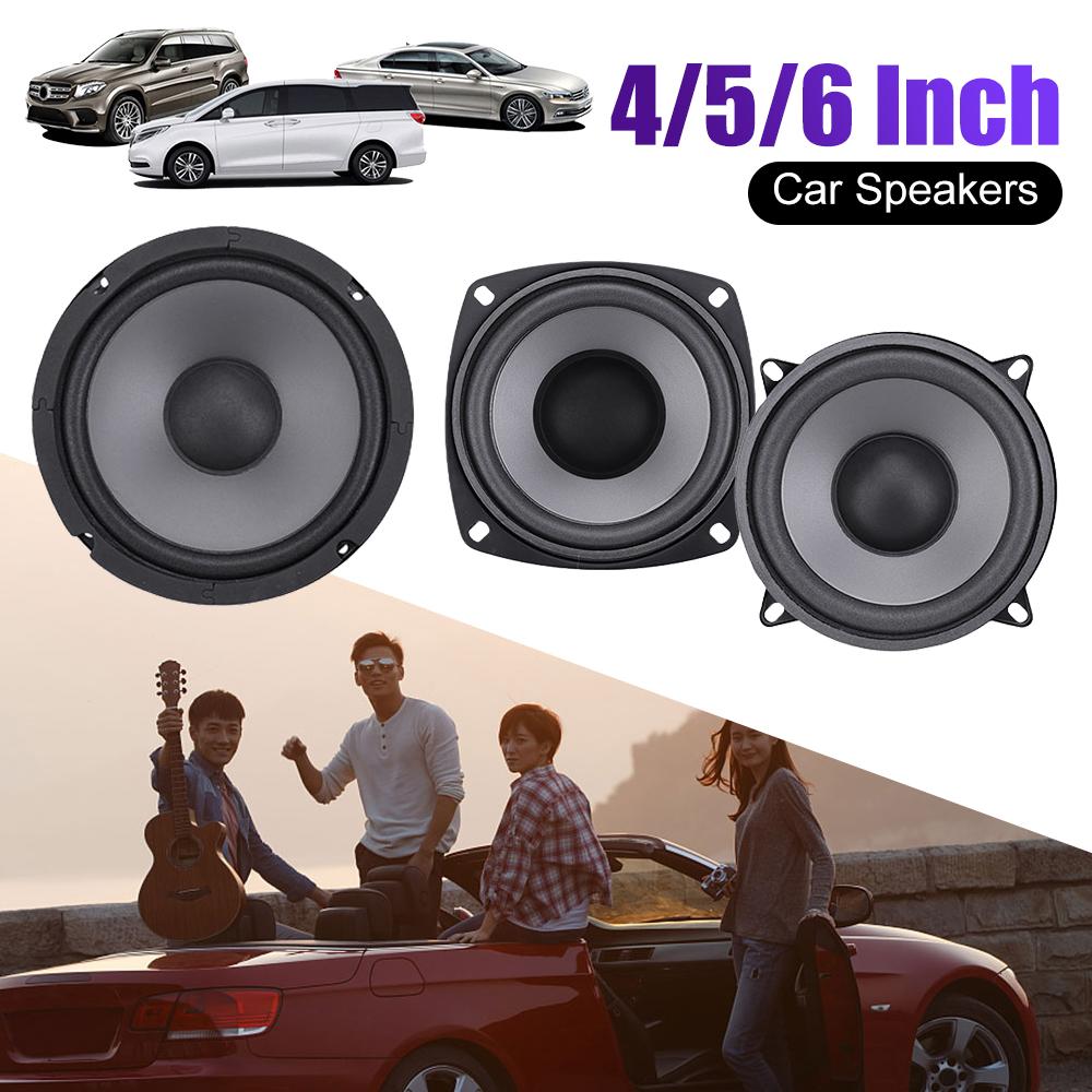 6/5/4-дюймовые автомобильные динамики Автомобильное аудио Музыка Стерео Сабвуфер Широкополосный Частотный Диапазон 400 Вт 500 Вт 600 Вт Автомобильные Динамики 4 Inch