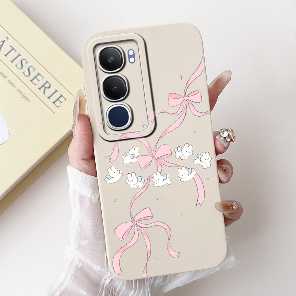 For Vivo Y19 1915 Case Y19S V2419 Luxury Fashion Cute Cartoon Girl Shockproof Silicone Back Cover For Vivo Y19s Phone Case Funda