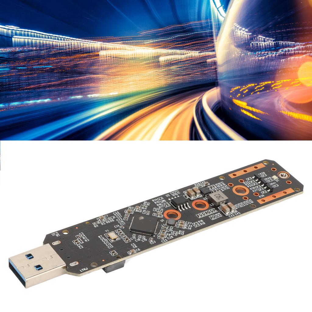 NVMe to USB, Portable SSD 10 Gbps 3.2 Adapter Plug and Play Gen 2 Bridge Chip M.2 NVME Black