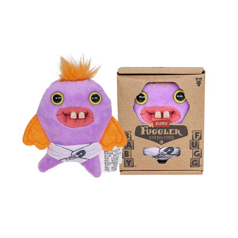 Original Fuggler Plush Mr Needles Screech Oogah Boogah Funny Ugly Monster Baby Fugguler Series Babies Fugg in Diaper Soft Toy