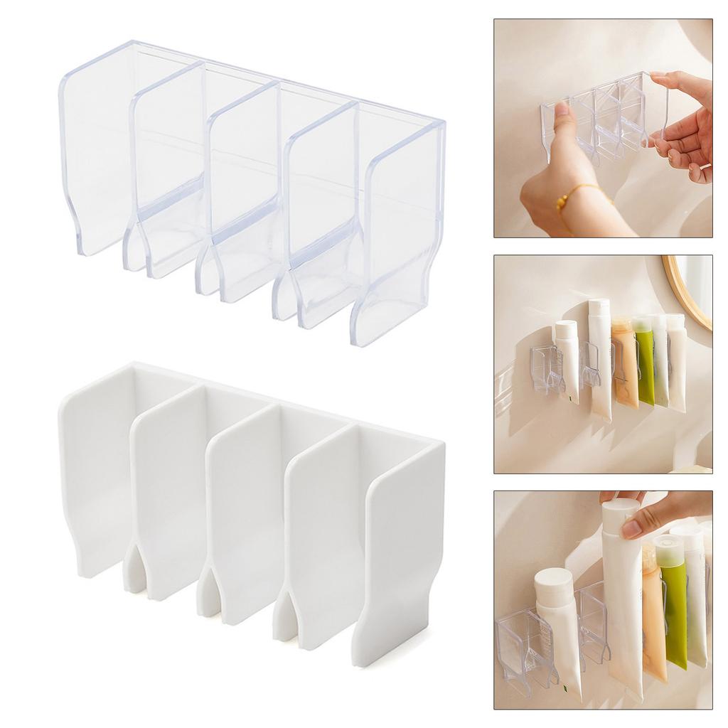 No Drilling Bathroom Organizer With Waterproof Design For Shampoo Cosmetics Storage Plastic Shelf For Toiletries