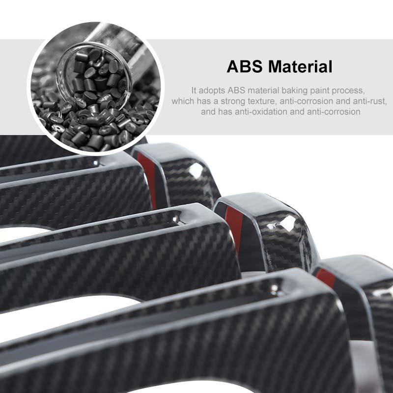 ABS Car Leaf Panel Air Vent  Decoration Tailgate Glass Hinge Tailgate Handle Shell Cover For Jeep Wrangler JL 2018 Up 4-Door  Exterior Accessories