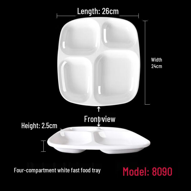 Melamine Divided Canteen Plate