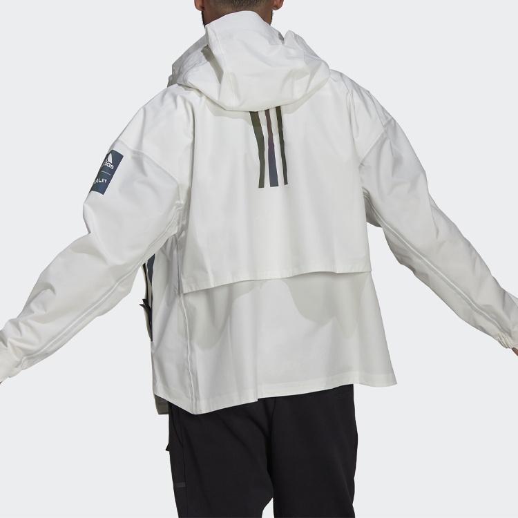 adidas Myshelter R.r Outdoor Yuyu Technology Hooded Jacket Coat White Men's GK8707