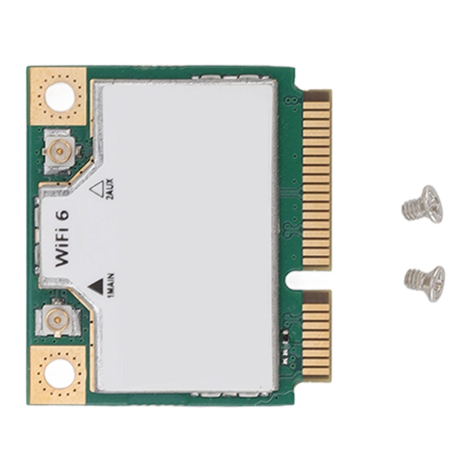 

Gigabit Wireless Internet Card 2.4G 574Mbps 5G 2400Mbps Mini Pcie Internet Card with for Win10 11