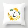 Nordic Fall Home Decor Autumn Throw Pillow Case Sofa Cushion Cover Modern  Letter