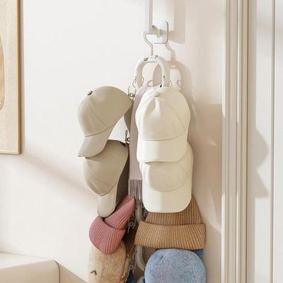 Multifunktionaler Hut Haken Bohren Nicht Notwendig Wandmontage Aufbewahrung Organizer Für Hüte Schals Taschen Kleidung Platzsparend