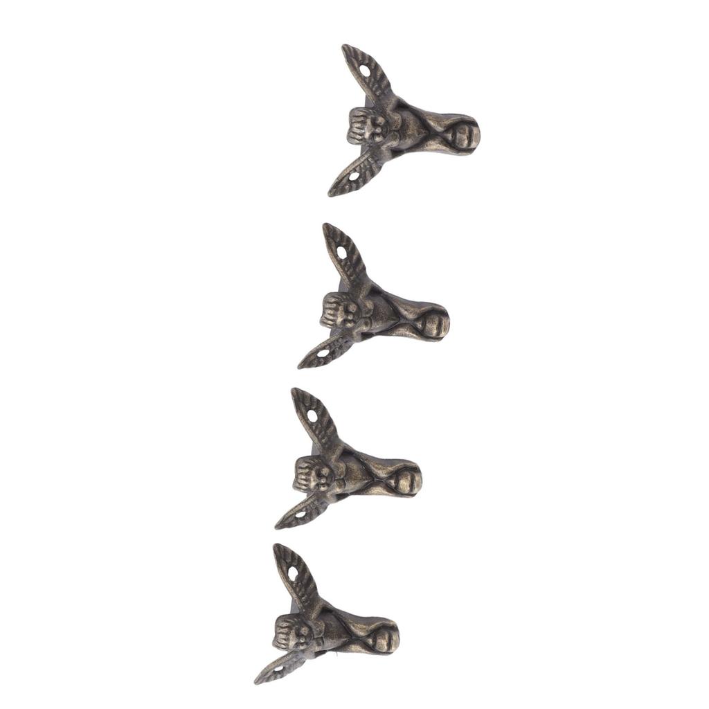 20 STÜCKE Metallboxfüße Zinklegierung Feine Details Schmuckkästchen Beschläge Füße für Holzkiste Schmuckkästchen