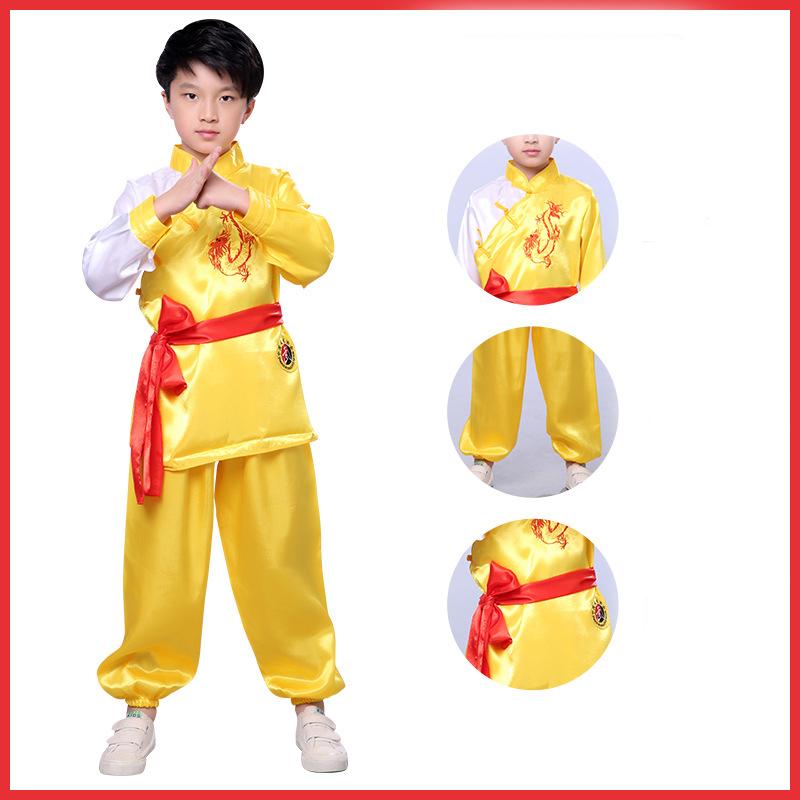 Children Suit Girl Wushu Suit Boy Tai Chi Performance Costume Sets Traditional Chinese Clothing Kid Kung Fu Martial Art Uniform