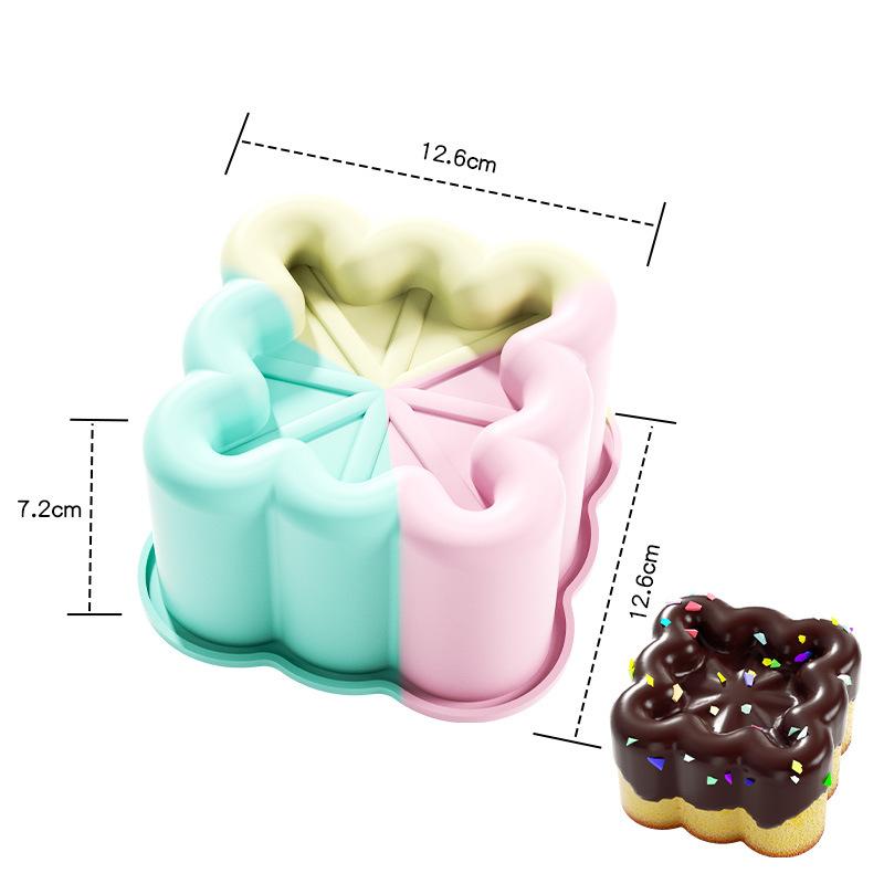 Silicone Dessert Mold Food Grade Non-Stick Baking Cup for Kitchen Wedding Party Cake Mold Easy Clean Dessert Making Tool