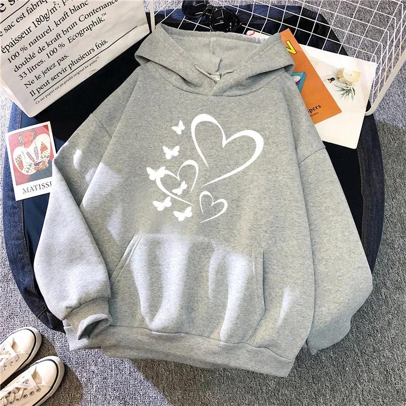 Autumn Winter Fashion Woman Simplicity Casual Versatile Women's Sweatshirts Hot Sales Pullovers Hoodies Style Sports Print Daily