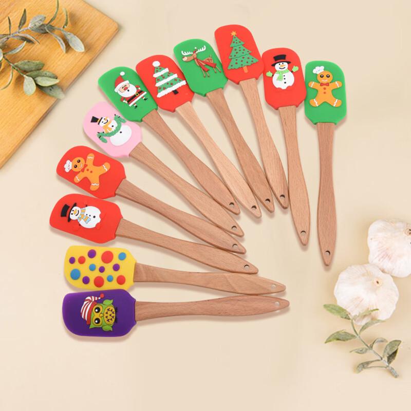 Wutuo Christmas Silicone Baking Scraper