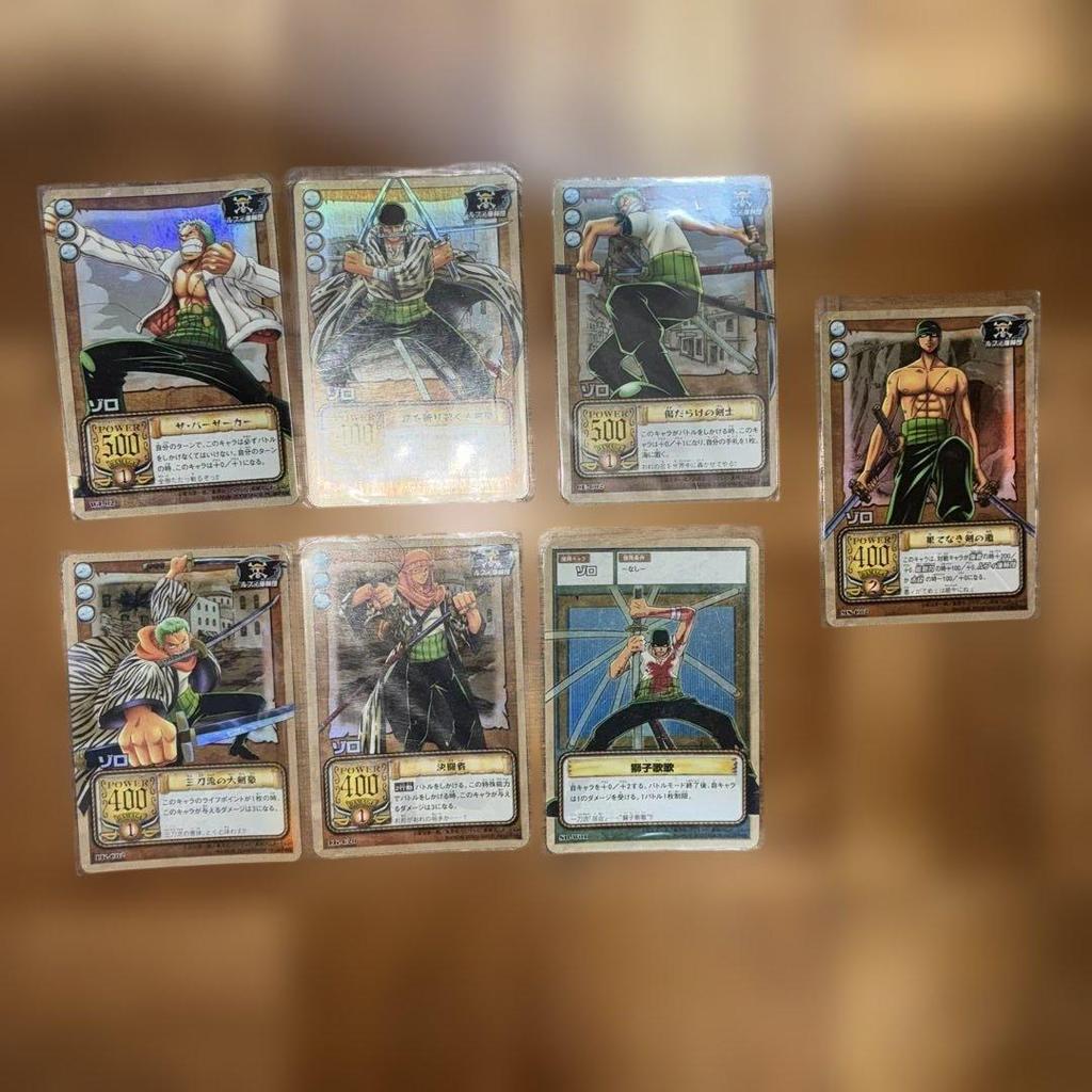 Used [Out of Print/Rare] One Piece Carddass Luffy, Zoro, Sanji, Ace - All 51 cards