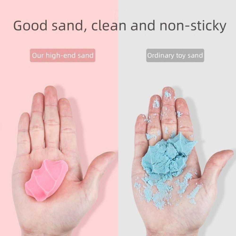 Cotton Texture Dynamic Sand Slowly Flowing Cloud Sand Montessori Sand  Montessori Education