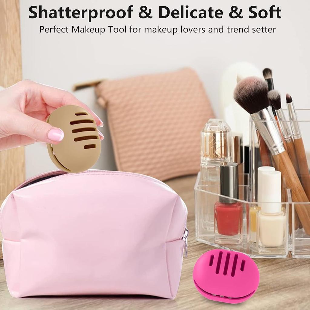 Beauty Egg Storage Bag Is Convenient To Carry for Travel Beauty Stand with Double-sided Striped