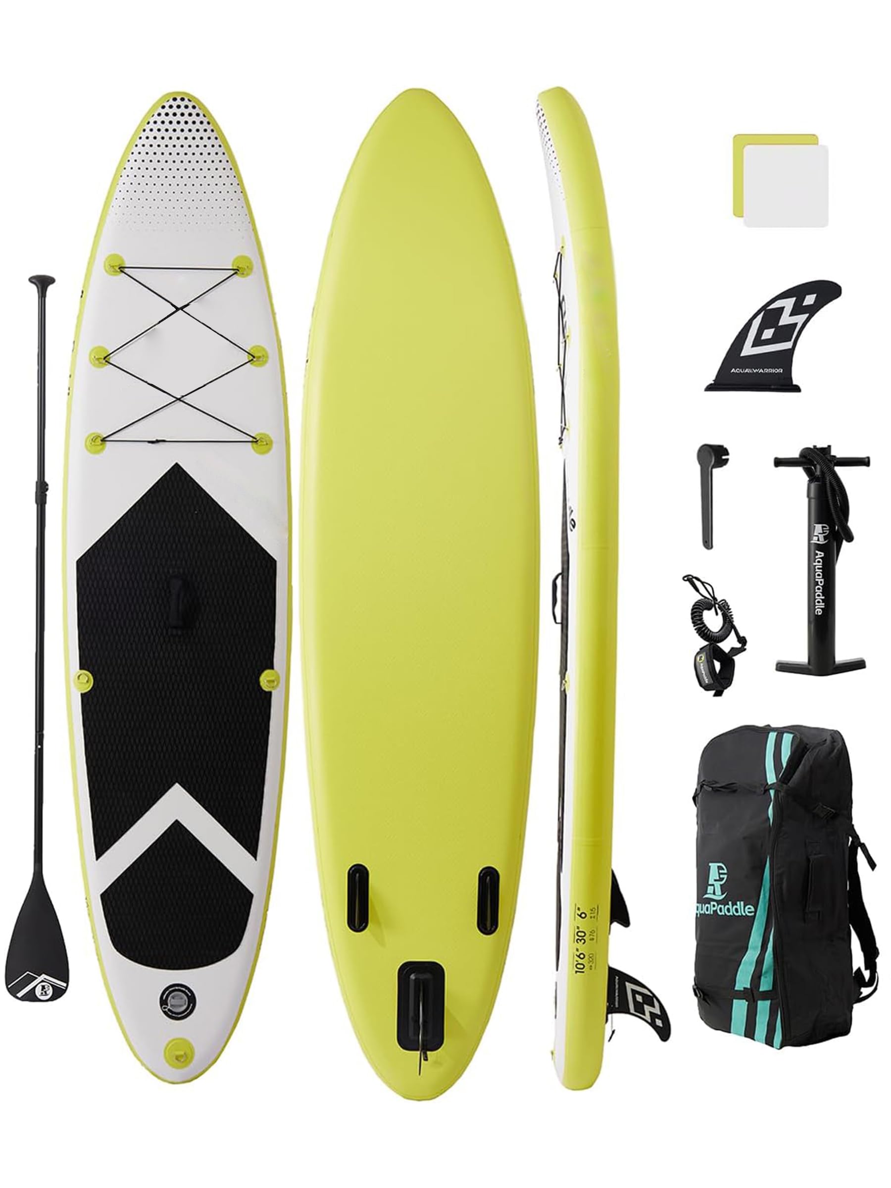 

Надувной SUP Максимальная нагрузка 150 кг Набор для начинающих Доска для гребли стоя, 320 см/335 см длиной, Вместимость, Прочный, Стабильный, Сверхлегкий, Нескользящий,