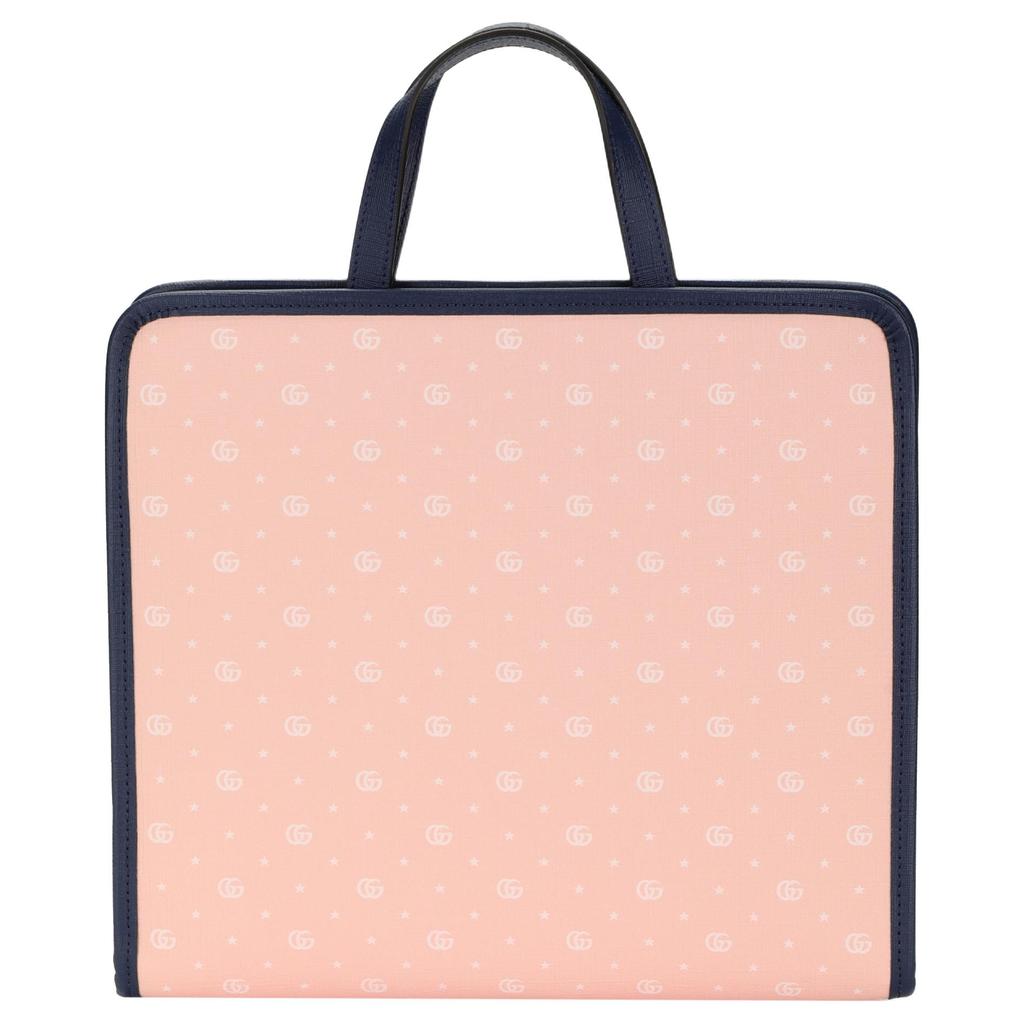 Gucci Anime Character And Logo Print Canvas Tote Bag Kids Tote Bags Light-Pink 605614-FACAT-5745