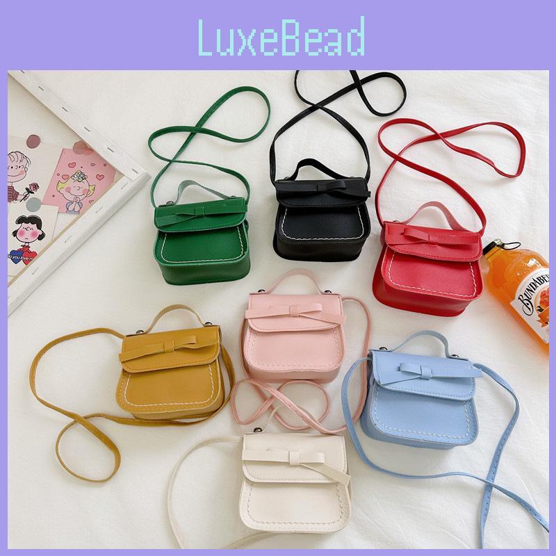 Cute Bow Versatile Accessory Crossbody Bag Kids Waterproof Mini Shoulder Bag