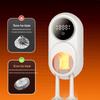 UV Toothbrush Sterilizer with Electric Drying and Punch-Free Storage for Single/Double Users