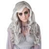 California Costume Black Light Glow-in-the-Dark Ghost Wig, Gray, 7020-124, One Size