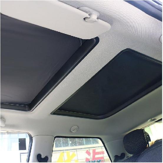 2Pcs Foldable Sunroof Shade Sunshade Heat Isolate Fit For Mini Cooper, Clubman & Countryman R56 All Years Black