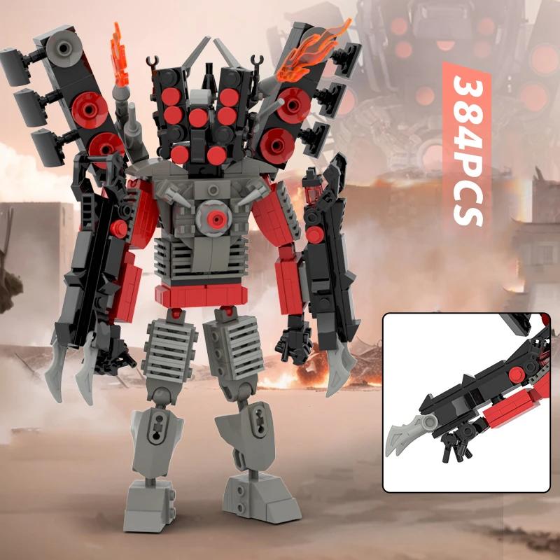 

Конструктор MOC Фигурка Скибиди Туалет Строительные Блоки Титан Часовой Человек улучшение 4.0 Кирпичи Игрушки Сделай Сам Для Ребенка Рождественские Подарки На День Рождения