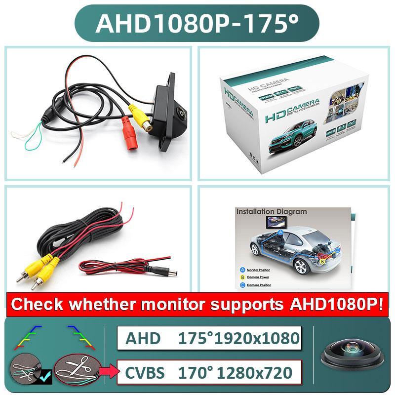 GreenYi 170 Degree AHD 1920x1080P Special Vehicle Rear View Camera for Ford Focus 2 Sedan 2005-2011 C-Max Mondeo Car