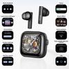 HTC NE40 134 Languages AI Translation Earbuds Noise Cancellation Bluetooth-compatible 6.0 Earbuds with 2.0 Inch HD Screen Charging