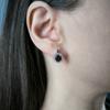 Серебряные серьги с натуральным гранатом 2.409ct (2204336)