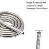 Inner Diameter 4-20mm 304 Stainlesss Steel Corrugated Pipe Wire Line Cable Conduit Protect Hose Tube Length 3 Meter