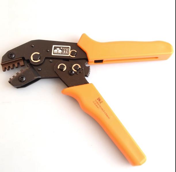 Ratcheting Crimping Pliers for JST, SM, Dupont, 5557 Pins, and Spring Cold-Pressed Terminals