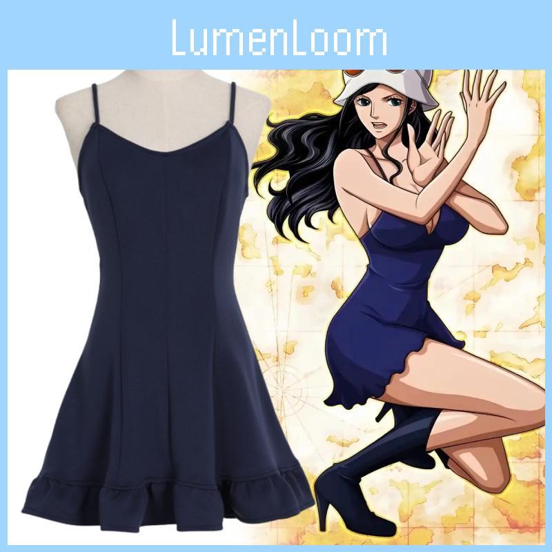 One Piece Nico Robin Cosplay Costume For Girls And Women With Polyester Fabric For Halloween And Anime Role Play