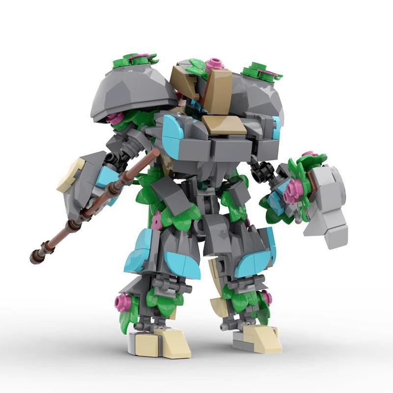 Creative Moc Building Blocks Forest Guardian Robot Educational Toy for Kids Assemble Model Gift