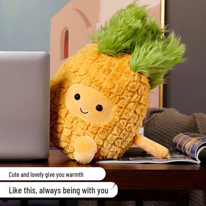 

Забавная серия «Кактус-ананас»: Милая фруктовая подушка-игрушка, подарок на день рождения 25 cm