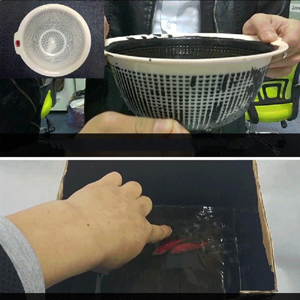Uszczelniacz w sprayu Wodoodporny Szczelny Naprawa Pęknięć Dachowych Materiał Klej Polietylenowy 1000ML Czarny