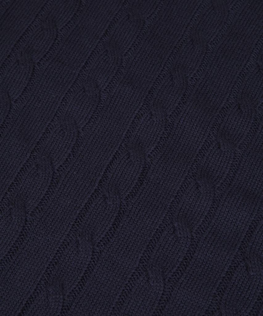 ORIGINALDAY Oversized Round Cable Knit Navy
