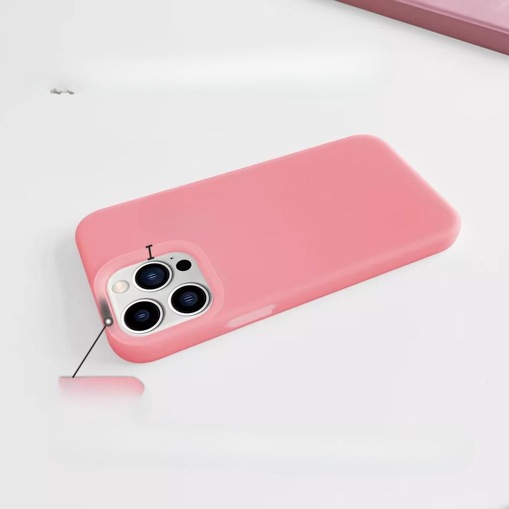 Applicable To Apple 17 Jelly Mobile Case Liquid Silicone IPhone 16 Anti Fall 15 ProMax Frosted Protector 14