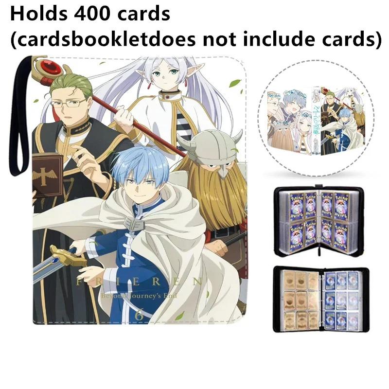 Anime Frieren: Beyond Journey's End 400pcs/900pcs Card Album Book Collection Card Zipper Game Cards Binder Holder Kids Gifts