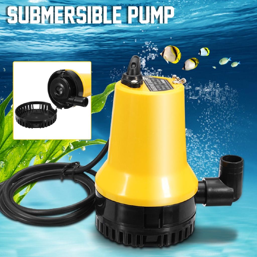 Pompa Sommersa Elettrica 4600 Giri/min per Acqua Sporca Stagno Piscina Pulizia Scarico 50W CC 24V