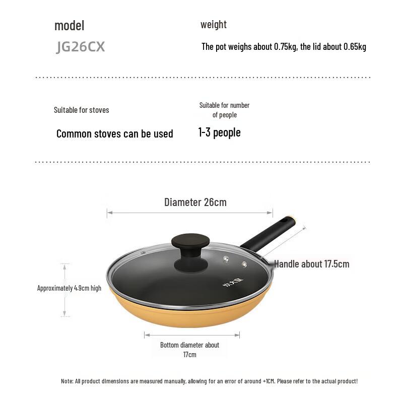 COOKER KING 26cm Non-Stick Frying Pan