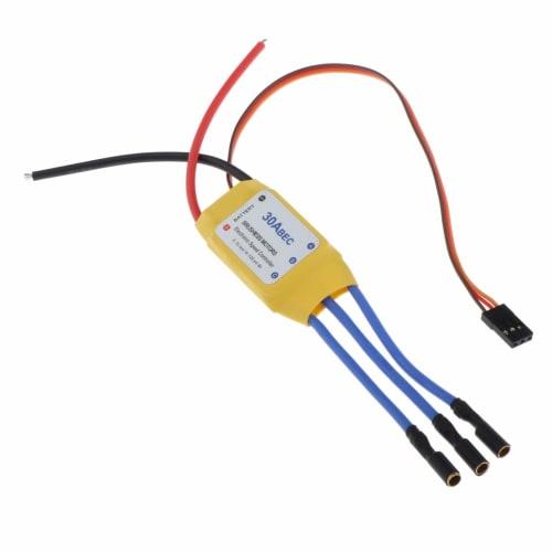 Perfeclan DC 12V 30A Brushless ESC PWM Electric Speed ??Controller for RC Model Airplanes, Motor Parts, Accessories, Repair Replacement Parts