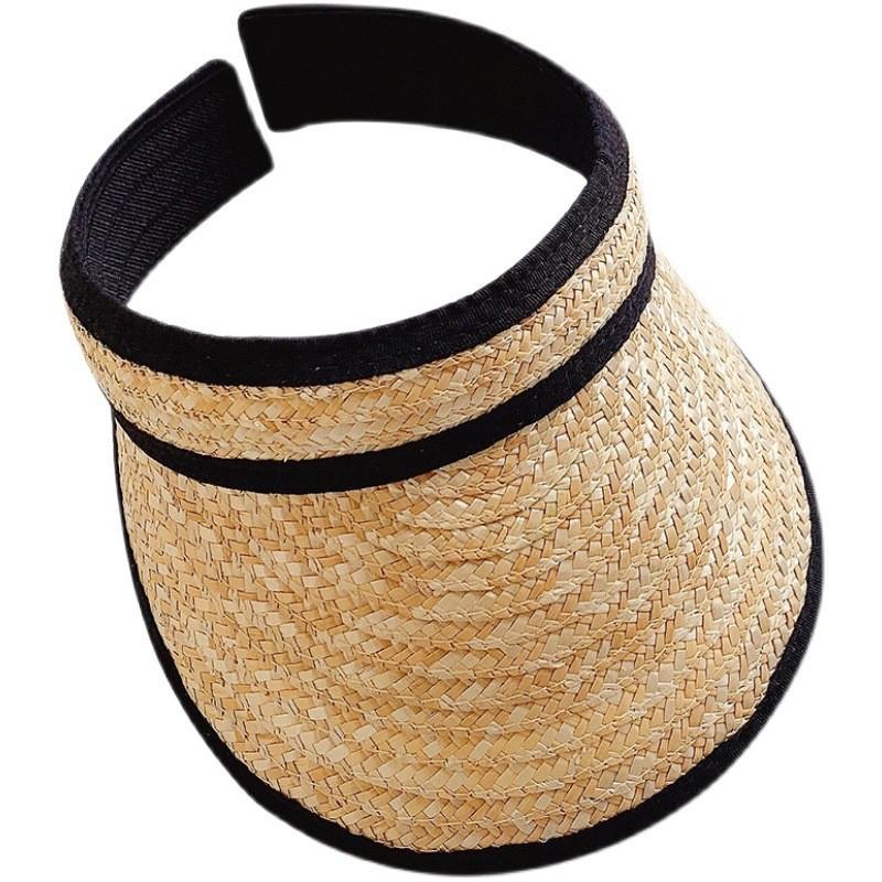 Top Open Chic Summer Uv Protection Sun Hat For Women Adjustable Cotton